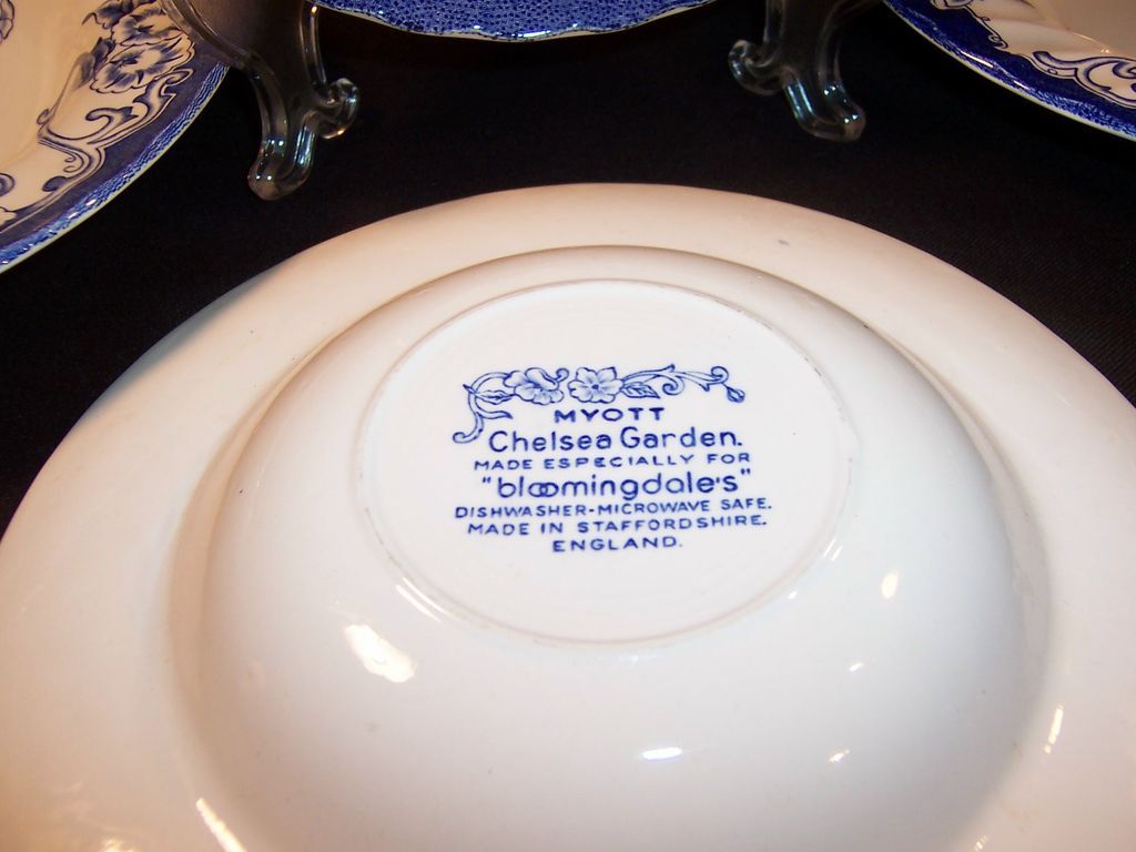 Set of FOUR: : 8 3/4" Myott Chelsea Garden Soups Set of FOUR: : 8 3/4" Myott Chelsea Garden Soups
