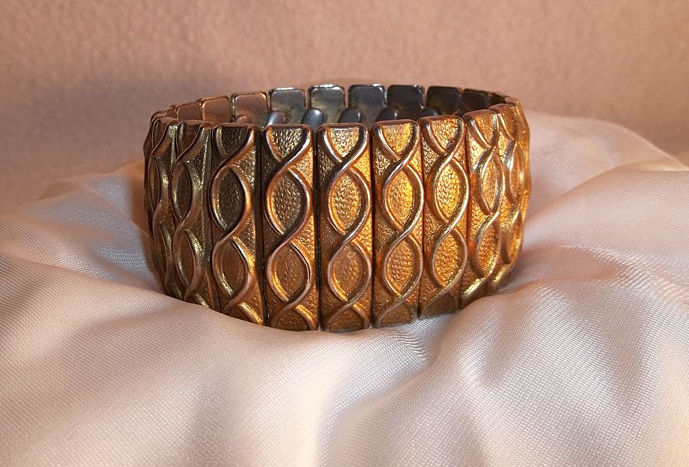 Burnished Bronze Tone Expansion Bracelet Burnished Bronze Tone Expansion Bracelet