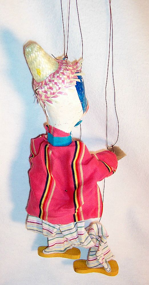 Vintage Clown Marionette Puppet Vintage Clown Marionette Puppet