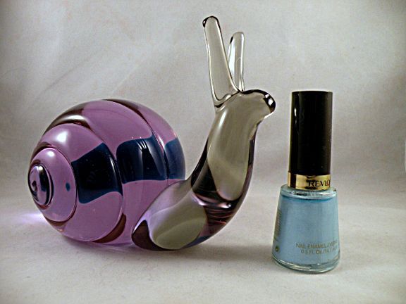 Livio Seguso Murano Glass Snail 6 inches long with Label Livio Seguso Murano Glass Snail 6 inches long with Label
