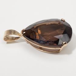 Vintage Estate Smokey Topaz 14k Gold Pendant Fine Old Heirloom Pre Owned Used Jewelry Vintage Estate Smokey Topaz 14k Gold Pendant Fine Old Heirloom Pre Owned Used Jewelry