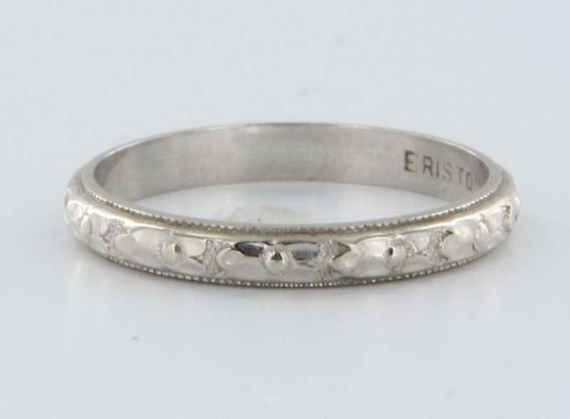 Art Deco 14k Gold Eternity Wedding Anniversary Ring Band Vintage Estate Fine Old Heirloom Pre Owned Used Jewelry Art Deco 14k Gold Eternity Wedding Anniversary Ring Band Vintage Estate Fine Old Heirloom Pre Owned Used Jewelry