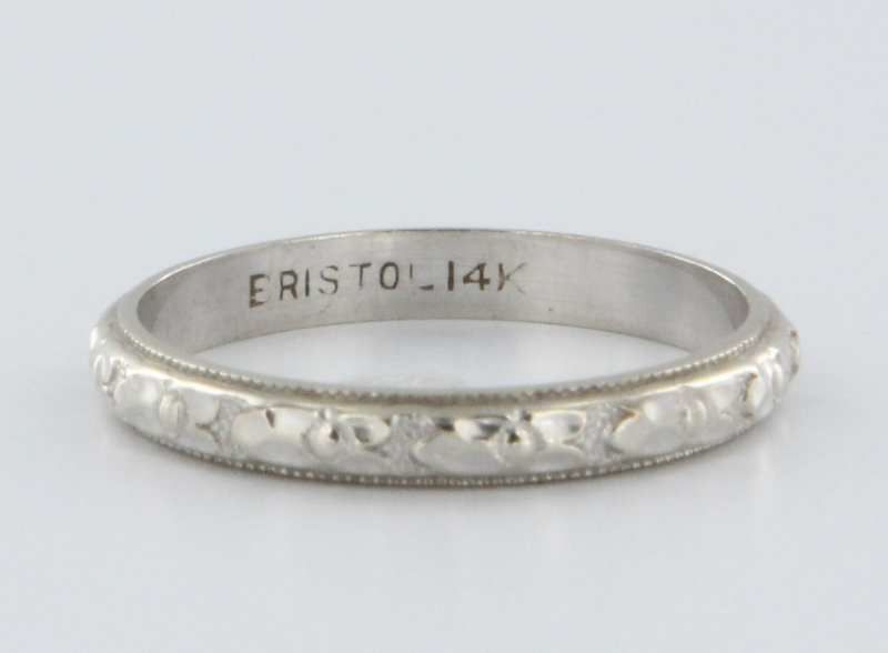 Art Deco 14k Gold Eternity Wedding Anniversary Ring Band Vintage Estate Fine Old Heirloom Pre Owned Used Jewelry Art Deco 14k Gold Eternity Wedding Anniversary Ring Band Vintage Estate Fine Old Heirloom Pre Owned Used Jewelry