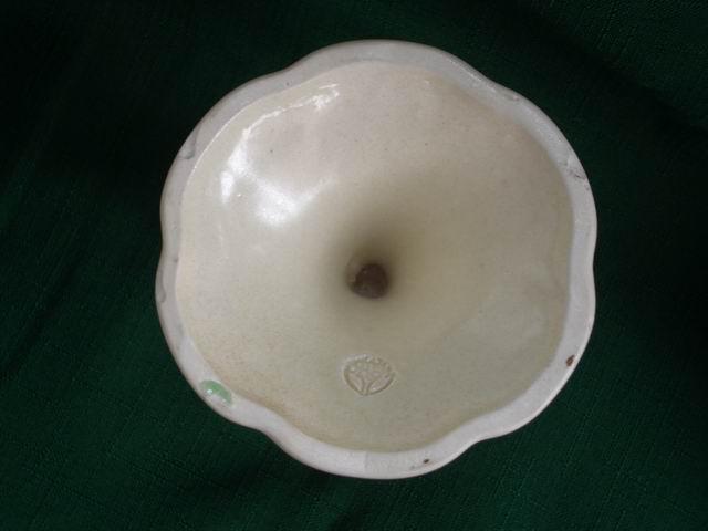 Cowan Pottery Ohio Yellow Candle Stick Holder Cowan Pottery Ohio Yellow Candle Stick Holder