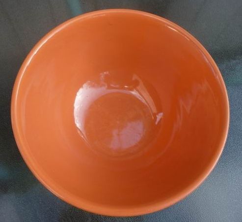 Pacific Pottery Los Angeles California Large Vintage 1930s Peach #9R Hostessware Mixing Bowl 10 3/4" Pacific Pottery Los Angeles California Large Vintage 1930s Peach #9R Hostessware Mixing Bowl 10 3/4"
