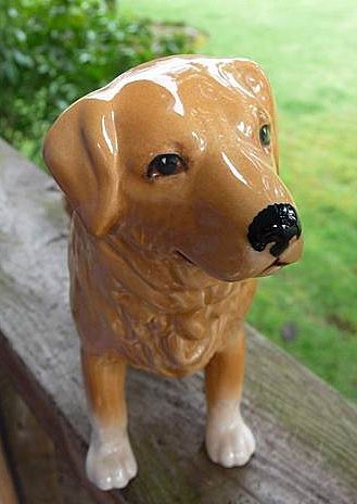 SylvaC Pottery Staffordshire England Vintage 8 1/2" Golden Retriever Gorgeous #3169 SylvaC Pottery Staffordshire England Vintage 8 1/2" Golden Retriever Gorgeous #3169