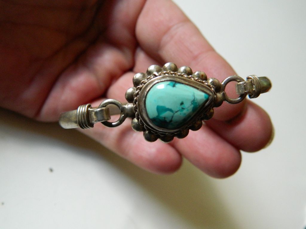 Vintage Sterling silver with Turquoise Bracelet Vintage Sterling silver with Turquoise Bracelet