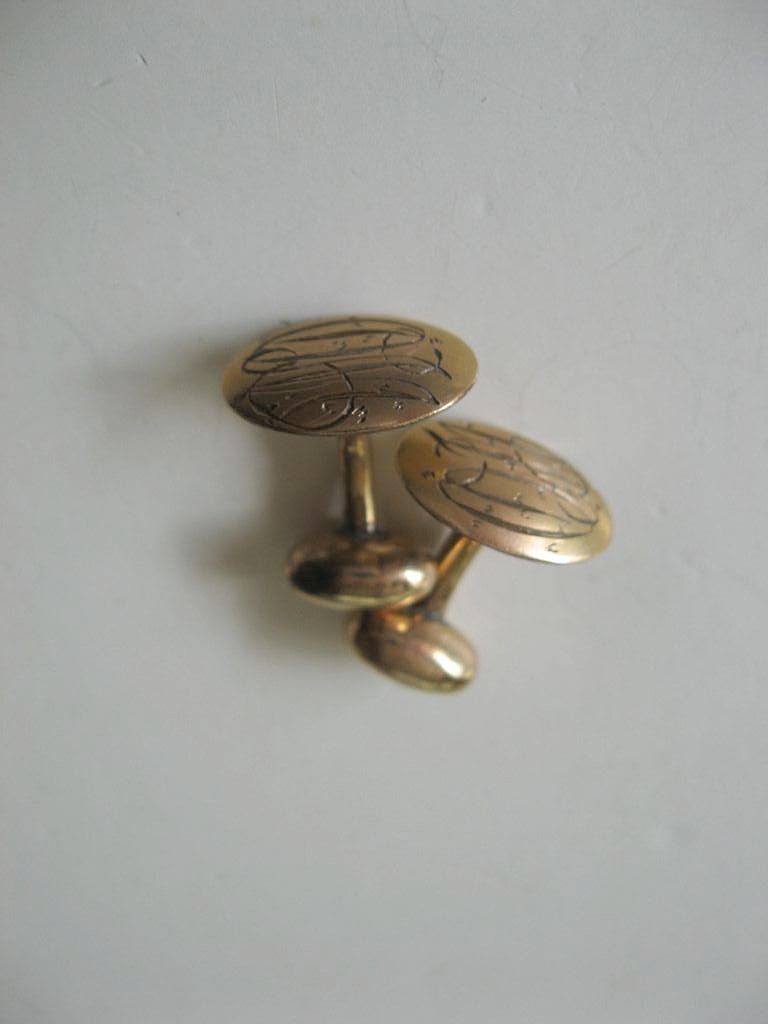 Gold filled Victorian Cuff links Gold filled Victorian Cuff links