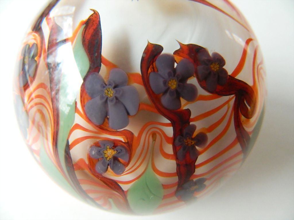 Signed "Chris Buzzini"- fabulous Sea scape Paper weight-Bridgeton studios Signed "Chris Buzzini"- fabulous Sea scape Paper weight-Bridgeton studios