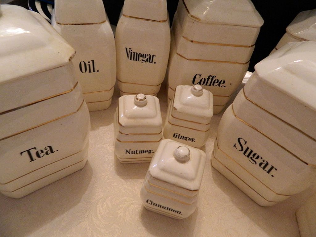 German made- Vintage condiment Jars German made- Vintage condiment Jars