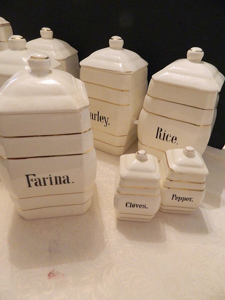 German made- Vintage condiment Jars German made- Vintage condiment Jars