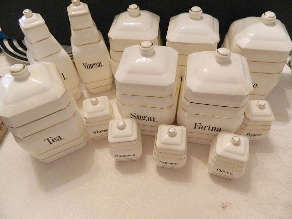 German made- Vintage condiment Jars German made- Vintage condiment Jars