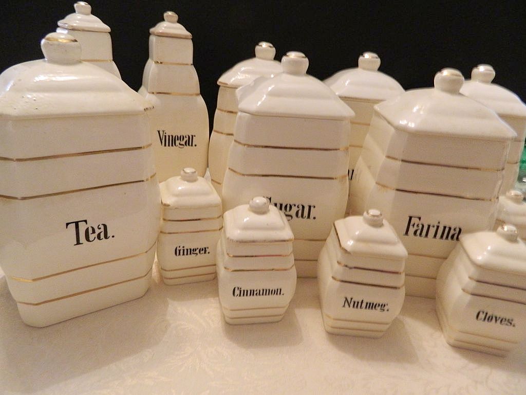 German made- Vintage condiment Jars German made- Vintage condiment Jars