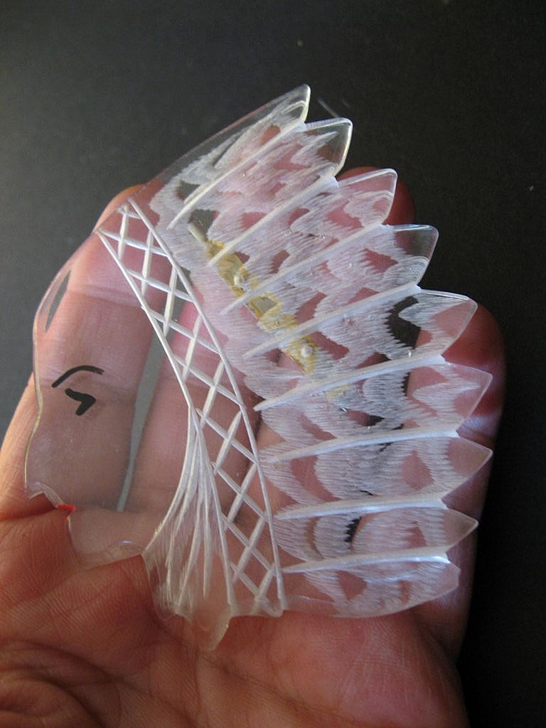 Large etched- Native American-princess Pin Large etched- Native American-princess Pin