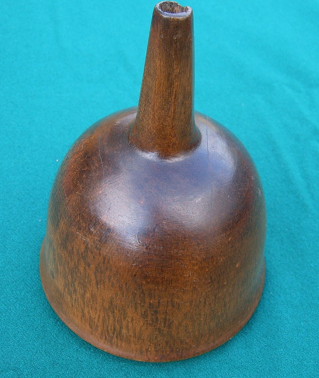 19th Century Maple Wood Funnel With Hexagonal Spout 19th Century Maple Wood Funnel With Hexagonal Spout