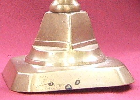 Single Late 19th Century Brass Candlestick Single Late 19th Century Brass Candlestick