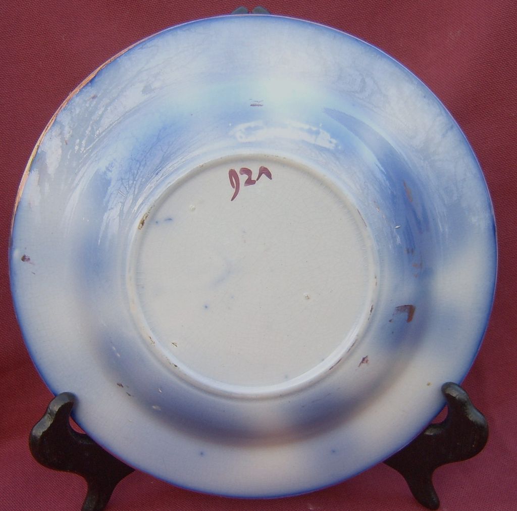 Gaudy Ironstone Soup Bowl in Chrysanthemum Pattern Gaudy Ironstone Soup Bowl in Chrysanthemum Pattern