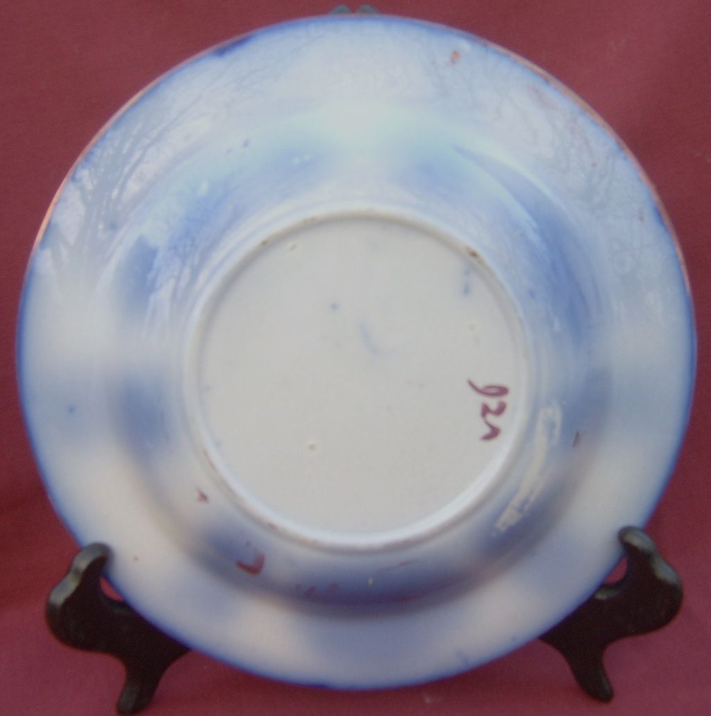 Gaudy Ironstone Soup Bowl in Chrysanthemum Pattern Gaudy Ironstone Soup Bowl in Chrysanthemum Pattern