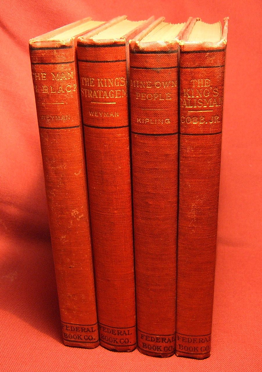 Set of Four Novels Published by The Federal Book Company Publishers Set of Four Novels Published by The Federal Book Company Publishers