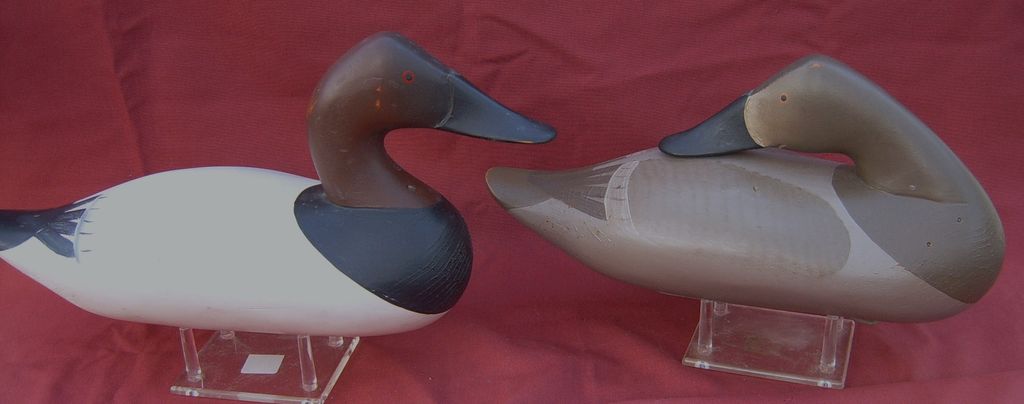 Pair of Madison Mitchell Turned Head Canvasbacks Pair of Madison Mitchell Turned Head Canvasbacks