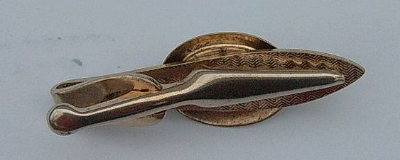 Vintage Blue Stone Tie Clasp Vintage Blue Stone Tie Clasp