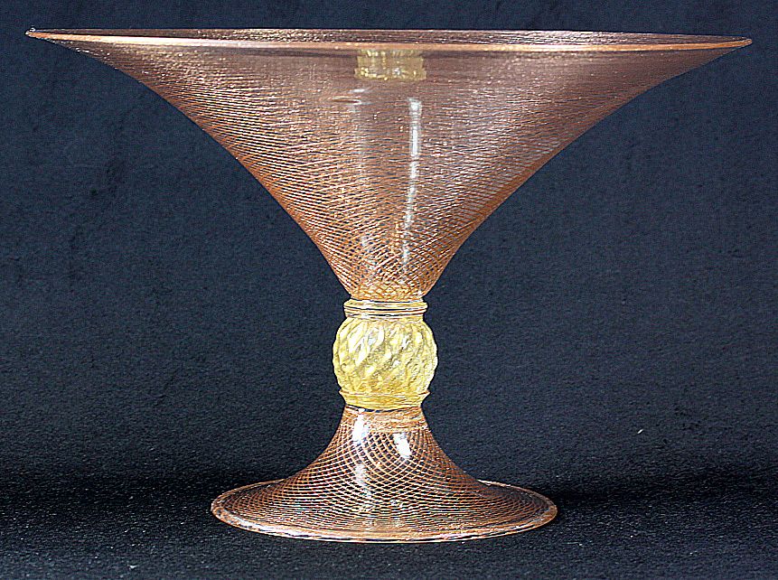 Cenedese Venetian Style Centerpiece by Flavio Barbini Cenedese Venetian Style Centerpiece by Flavio Barbini
