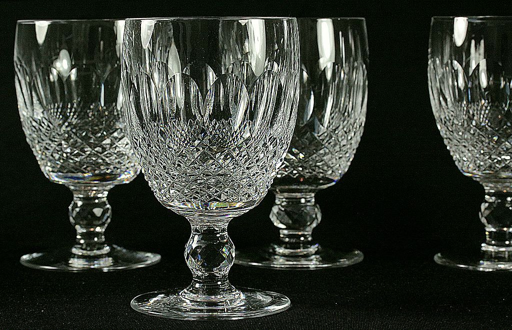 Waterford Colleen Pattern Crystal Goblets From Scholaertcassel On