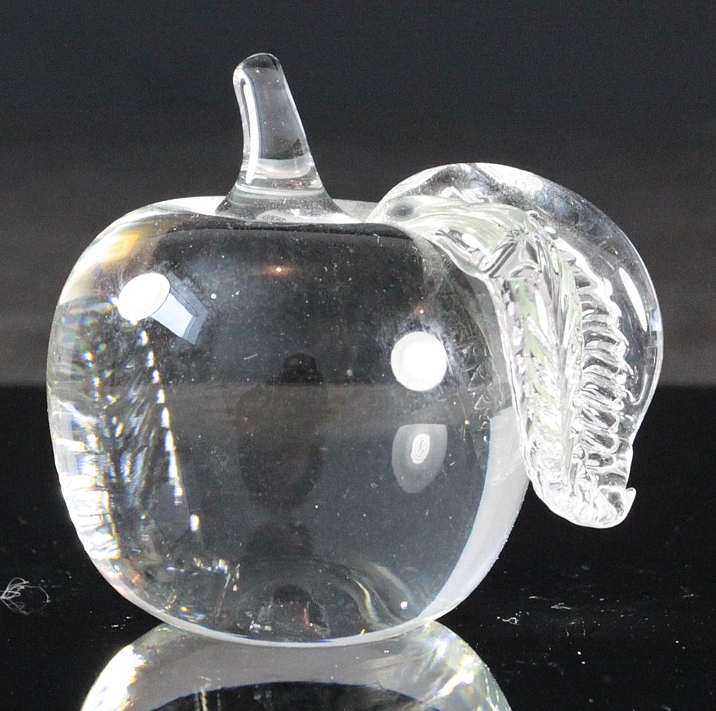 Clear Glass Apple and Pear by Cheryl Takacs Clear Glass Apple and Pear by Cheryl Takacs