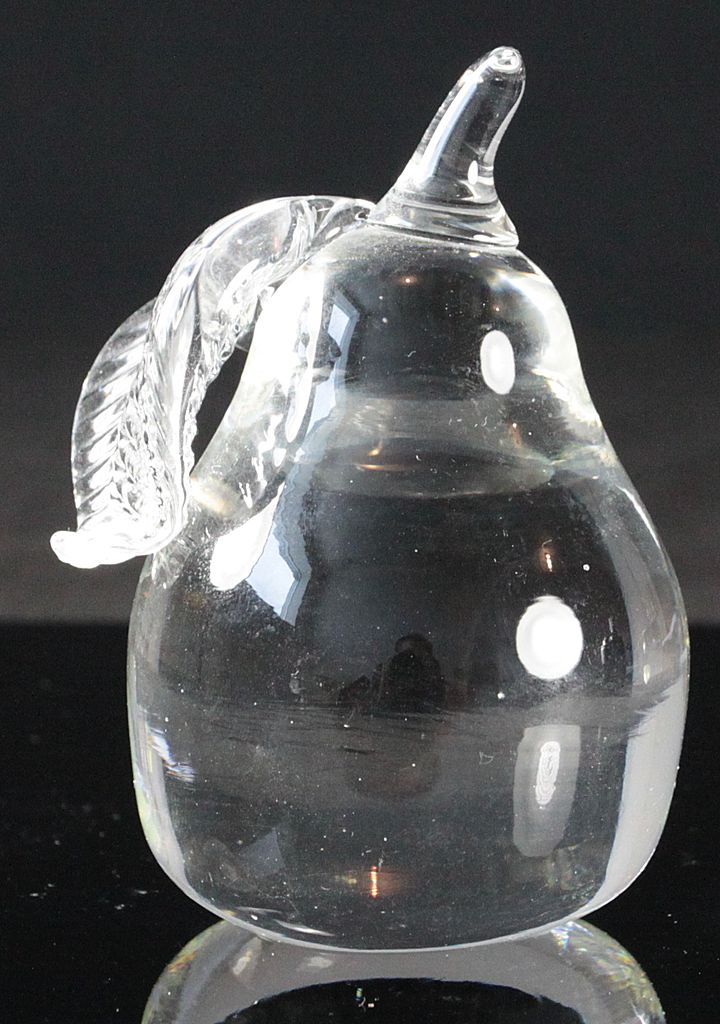 Clear Glass Apple and Pear by Cheryl Takacs Clear Glass Apple and Pear by Cheryl Takacs