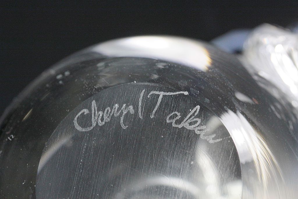 Clear Glass Apple and Pear by Cheryl Takacs Clear Glass Apple and Pear by Cheryl Takacs
