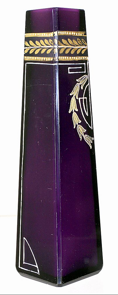 Josef Riedel Enameled Vase Josef Riedel Enameled Vase