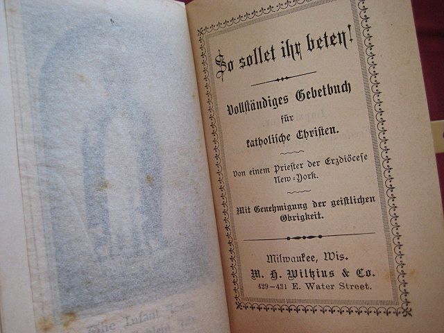 German - Early 1900s Ivorine Prayer Book/Bible with Initial "M" German - Early 1900s Ivorine Prayer Book/Bible with Initial "M"