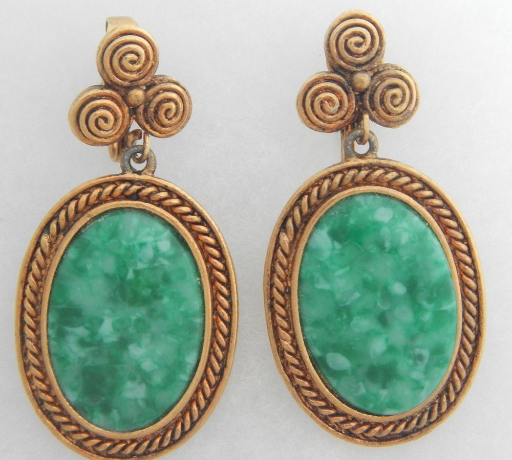 Peking Glass Drop Earrings Peking Glass Drop Earrings