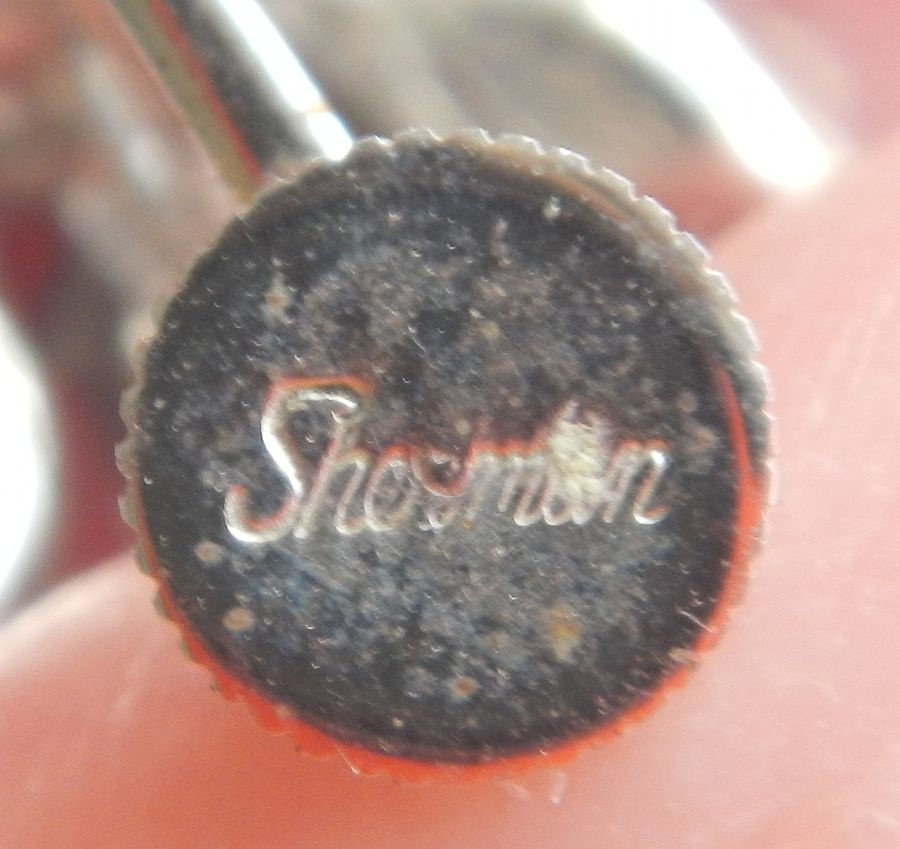 Signed Sherman Blue Aurora Earrings Signed Sherman Blue Aurora Earrings