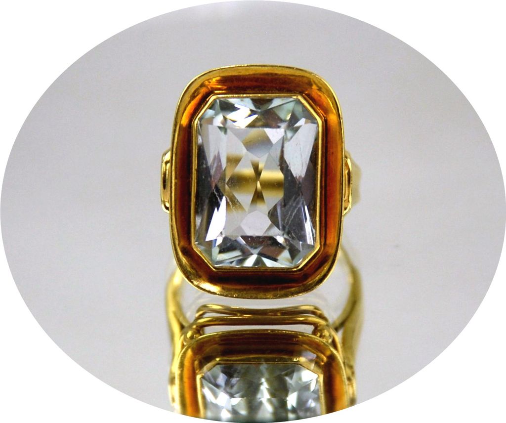 Aquamarine Ring 14kt Yellow Gold - 9.51cts Aquamarine Ring 14kt Yellow Gold - 9.51cts
