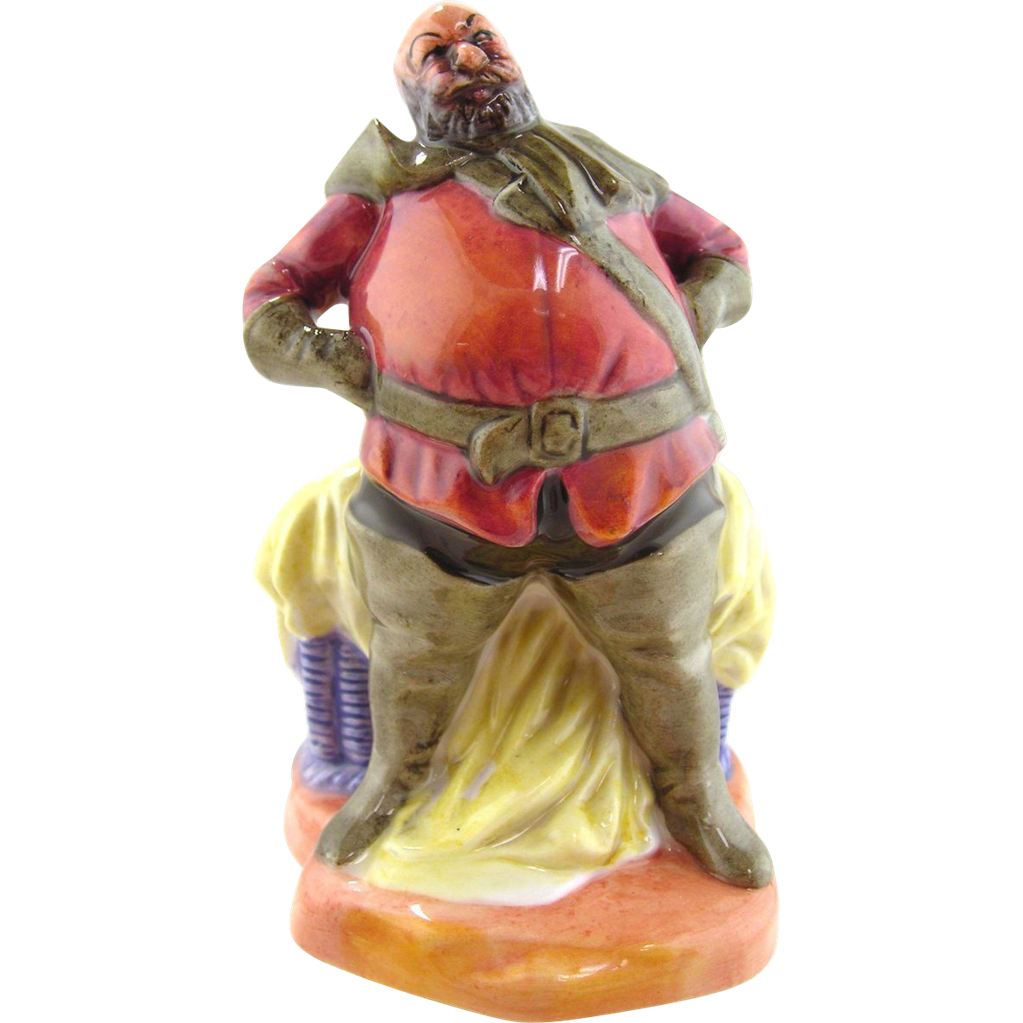Royal Doulton Porcelain Figurine Falstaff from seasideartgallery on