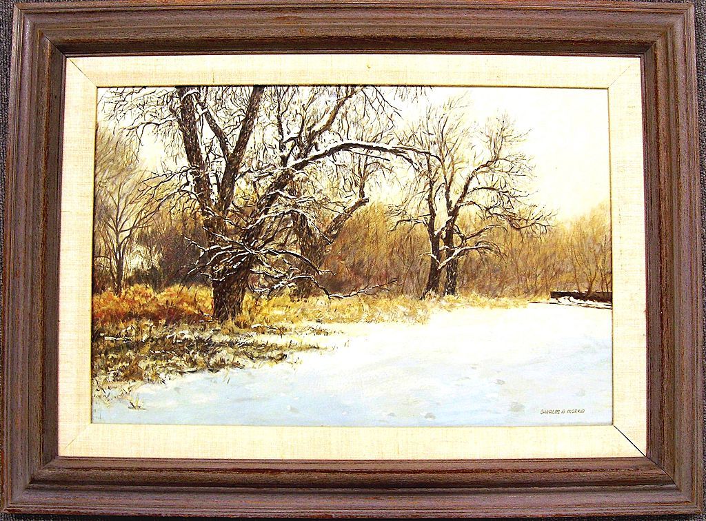 Landscape, Original Oil Painting by Charles A. Morris Landscape, Original Oil Painting by Charles A. Morris