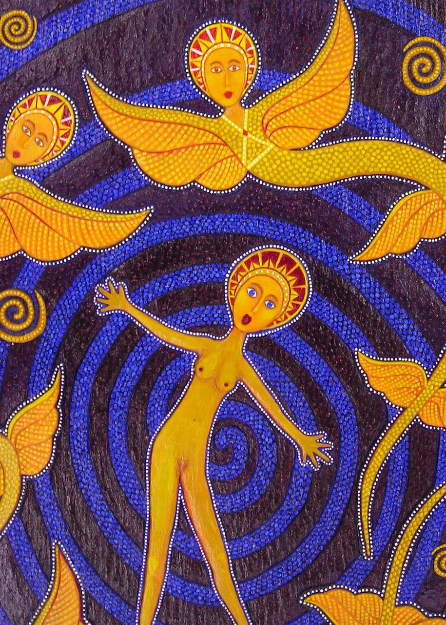 Deliverance, Low Relief Carved Painting by Carolyn Lloyd Swain Deliverance, Low Relief Carved Painting by Carolyn Lloyd Swain