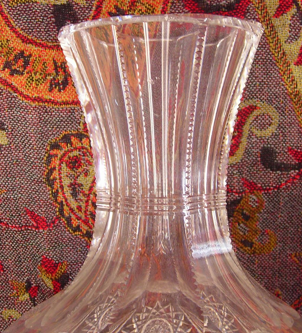 American Brilliant Period Cut Glass Decanter or Carafe American Brilliant Period Cut Glass Decanter or Carafe