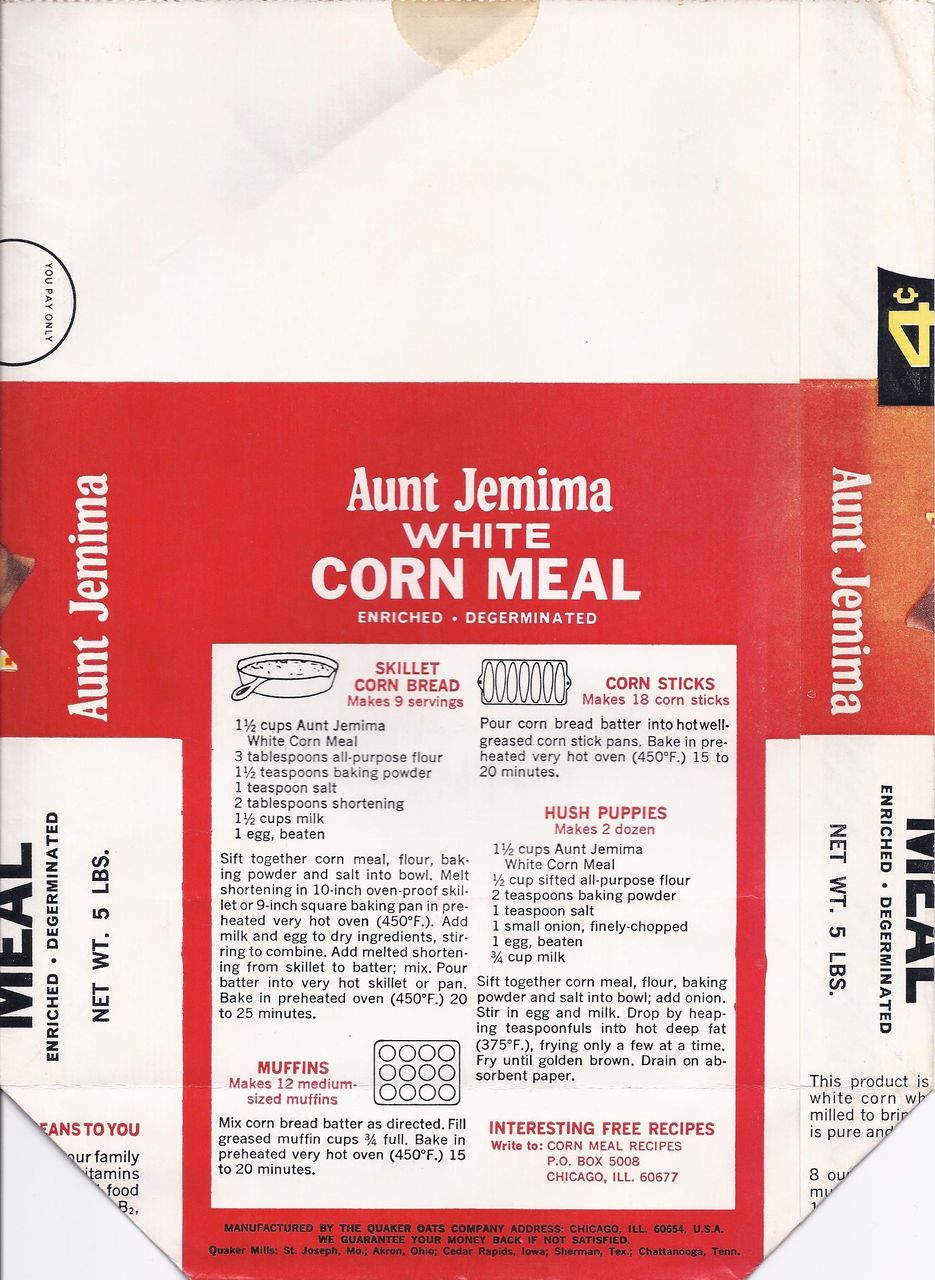 Aunt Jemima Paper Bag Aunt Jemima Paper Bag