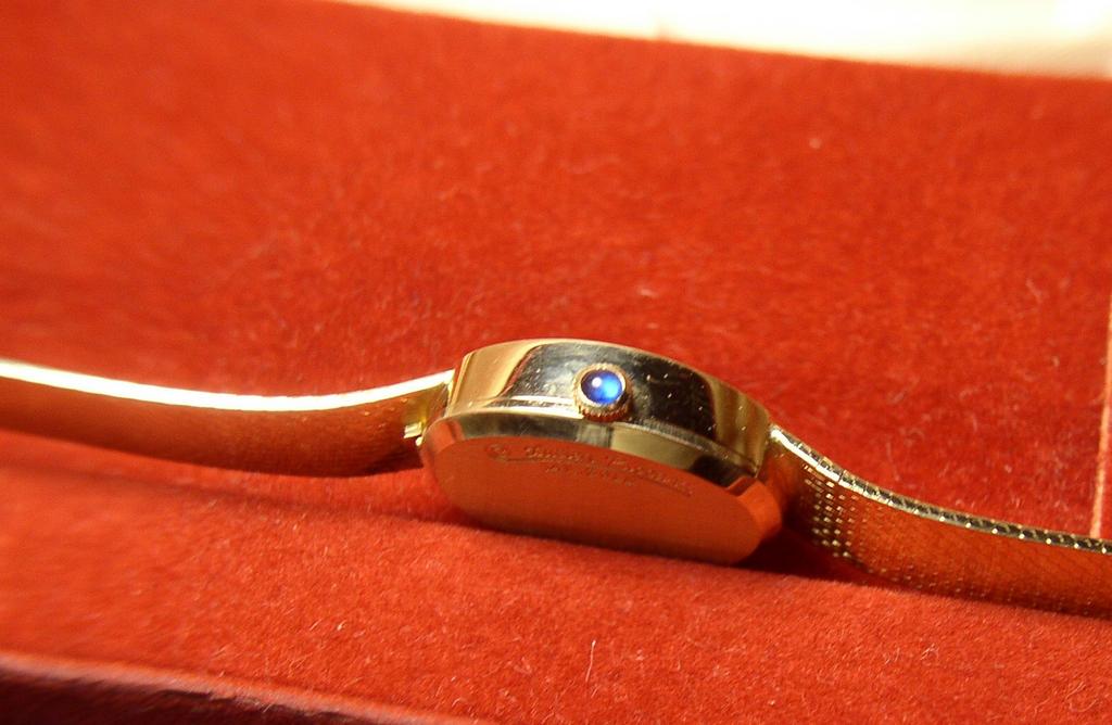 Vintage New Old Stock Lucien Piccard Solid 14K Gold Watch & Band Vintage New Old Stock Lucien Piccard Solid 14K Gold Watch & Band