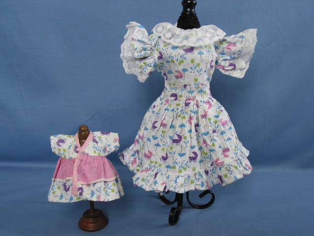 Vintage Matching Mother And Baby Outfits Circa 1950 - 1960 Vintage Matching Mother And Baby Outfits Circa 1950 - 1960