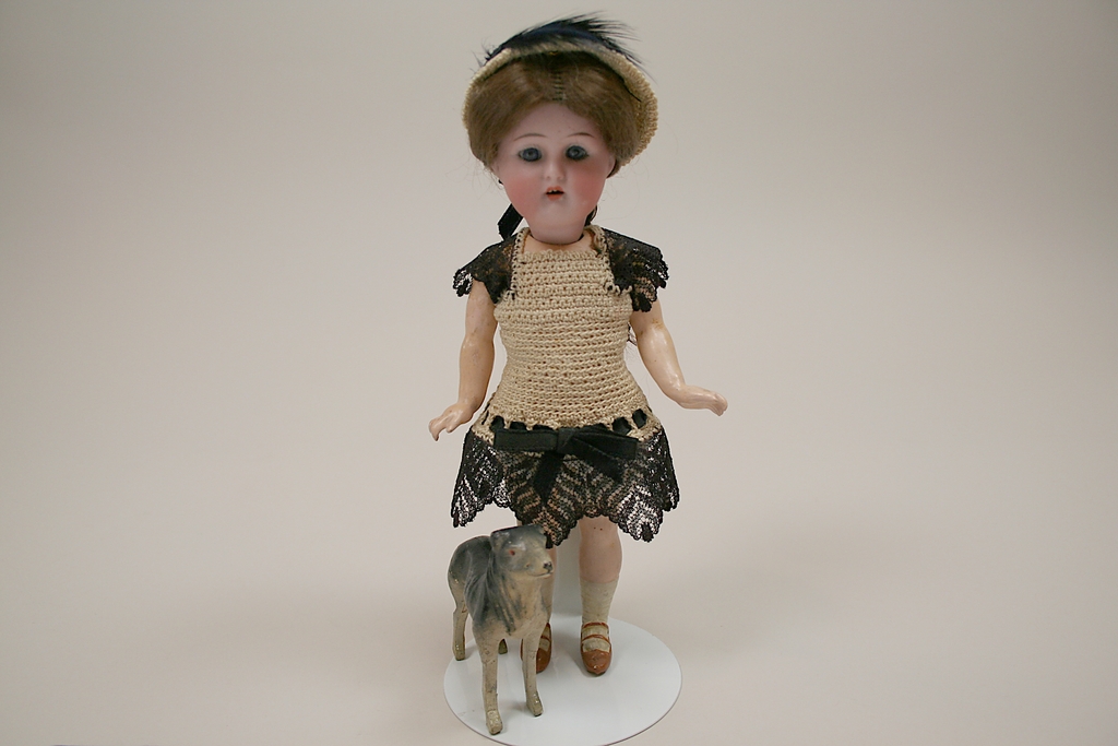Fantastic Antique 7" K*R Flapper Doll Circa 1920's Fantastic Antique 7" K*R Flapper Doll Circa 1920's