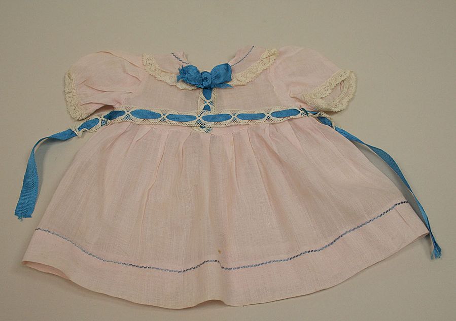 Early Sheer Cotton Pastel Pink Doll Dress Early Sheer Cotton Pastel Pink Doll Dress