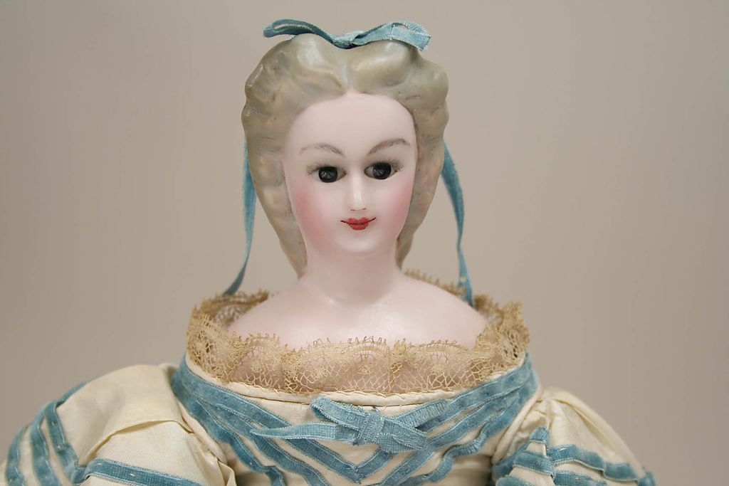 Rare Antique All Original Wax Over Composition Lady Doll Circa 1860's Rare Antique All Original Wax Over Composition Lady Doll Circa 1860's