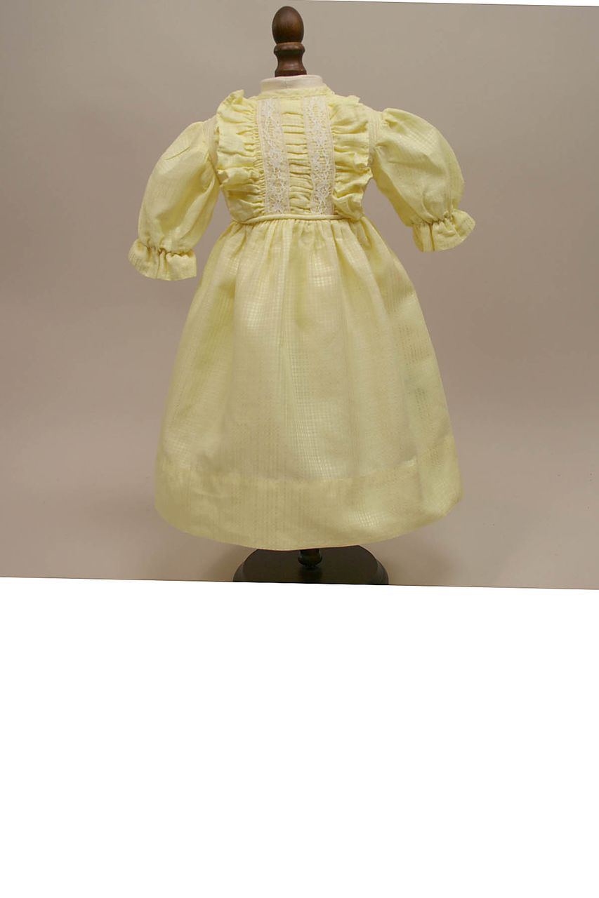 Vintage Cotton Yellow Lawn Dress Circa 1960's Vintage Cotton Yellow Lawn Dress Circa 1960's