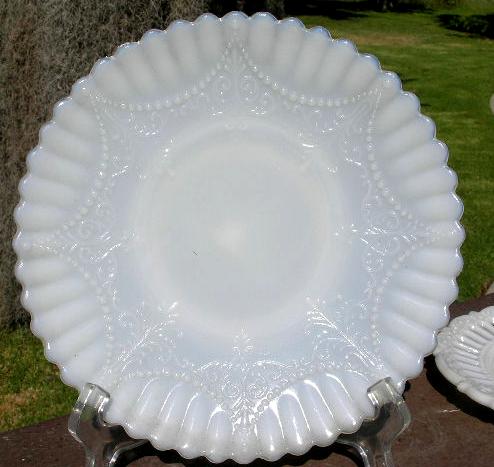 Milk Glass Decorative Plate Milk Glass Decorative Plate