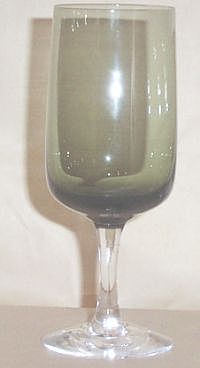 Fostoria Glamour Green Tulip Wine Goblet Fostoria Glamour Green Tulip Wine Goblet