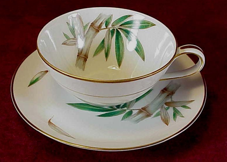 Noritake Bamboo #5565 Cup and Saucer (3 available) Noritake Bamboo #5565 Cup and Saucer (3 available)