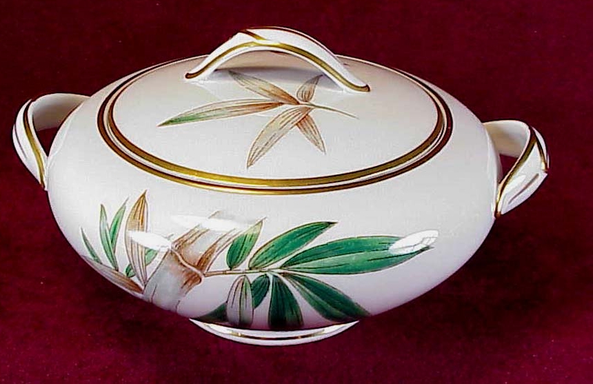 Noritake Bamboo #5565 Sugar Bowl with Lid Noritake Bamboo #5565 Sugar Bowl with Lid